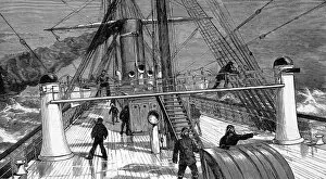 Quebec Collection: The Deck of the SS Gallia, 1879