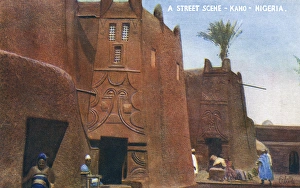 Decorated Adobe mudbrick houses, Kano, Nigeria Decorated Adobe mudbrick houses, Kano, Nigeria