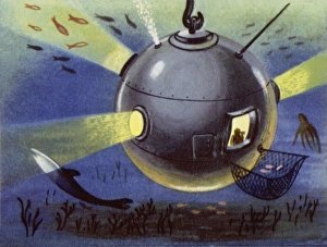 <b class=qtipBold><figcaption>Deep Sea Fishing</figcaption></b><br>Deep-Sea Fishing with a Bathyscaph<br><em>© Mary Evans Picture Library</em> Deep Sea Fishing