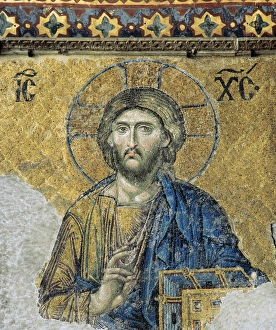 Majesty Gallery: The Deesis. Detail. Jesus Christ in Majesty as if to bless