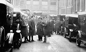 Delivery drivers, D H Evans, Oxford Street, London Delivery drivers, D H Evans, Oxford Street, London