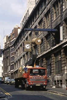 Delivery of paper for newsprint, Fleet Street, London Delivery of paper for newsprint, Fleet Street, London