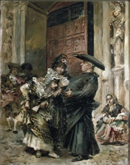 DENIS BELGRANO, Jos頨1844-1917). The Exit from DENIS BELGRANO, Jos頨1844-1917). The Exit from