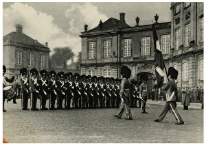 Denmark - Copenhagen - The Royal Guard - Amelienborg Palace Denmark - Copenhagen - The Royal Guard - Amelienborg Palace