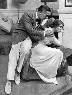 Brent Gallery: Dennis Eadie & Isobel Elsom in The Man who stayed at home, W