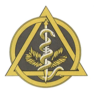 Dental Gallery: Dentistry Emblem Date: 1950