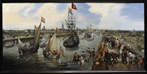The Departure of a Dignitary from Middelburg, 1615, by Adria The Departure of a Dignitary from Middelburg, 1615, by Adria