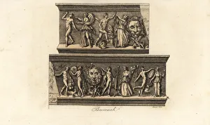 Depiction of a Roman Bacchanal or Bacchanalia Depiction of a Roman Bacchanal or Bacchanalia