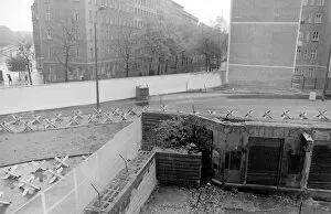 Berlin Wall Collection: Depressing view of the Berlin Wall, Berlin, Germany