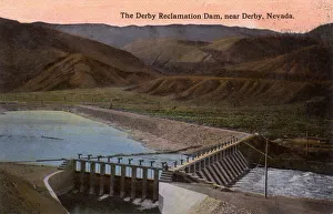 Derby Reclamation Dam, Truckee River, Nevada, USA Derby Reclamation Dam, Truckee River, Nevada, USA