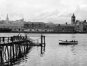 County Londonderry Prints: Derry Print 1939: River Foyle View