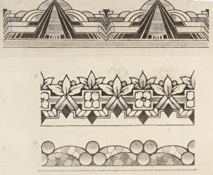 Design for Borders in brown and grey Design for Borders in brown and grey