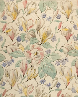 <b class=qtipBold><figcaption>Design for Cretonne with flowers</figcaption></b><br><br><em>© MODA/Mary Evans Picture Library</em> Design for Cretonne with flowers