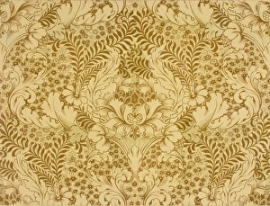 Design for Wallpaper in beige and cream Design for Wallpaper in beige and cream