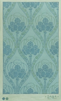 Design for Wallpaper in blue and green Design for Wallpaper in blue and green