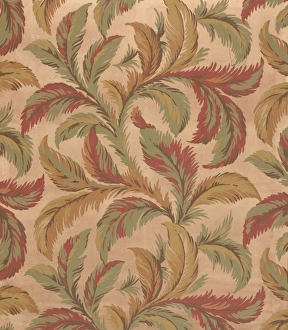 <b class=qtipBold><figcaption>Design for Wallpaper with leaves</figcaption></b><br><br><em>© MODA/Mary Evans Picture Library</em> Design for Wallpaper with leaves