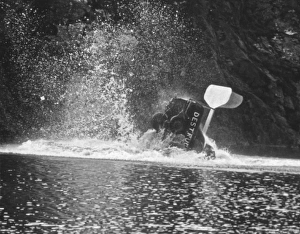 Weston Gallery: Destruction Squad, flying car in quarry
