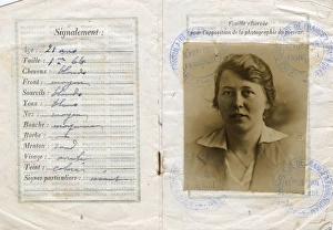 Details and photo, French passport Details and photo, French passport