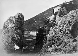 Daytime Rock Formation Prints: Devils Tooth, Gibraltar