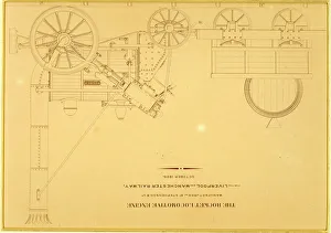Diagram of the Rocket locomotive engine, 1829 Diagram of the Rocket locomotive engine, 1829