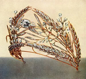 A diamond tiara belonging to the Romanov dynasty
