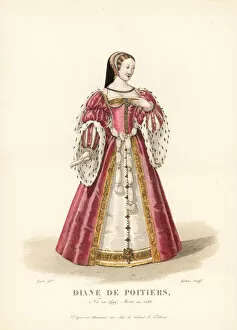 Diane of Poitiers, mistress of King Henry