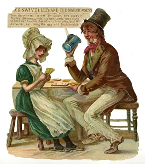 Dickens scrap - Dick Swiveller and the Marchioness Dickens scrap - Dick Swiveller and the Marchioness