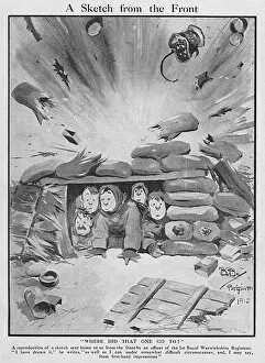 Trenches Gallery: Where Did That One Go To? by Bruce Bairnsfather