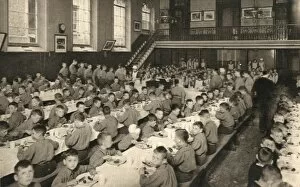Institution Gallery: Dining Hall, Alexandra Orphanage, Haverstock Hill, London