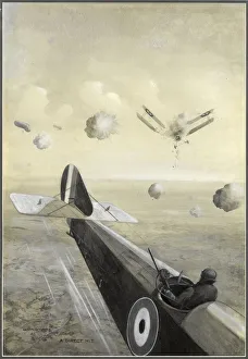 A Direct Hit, by Geoffrey Watson, WW1 A Direct Hit, by Geoffrey Watson, WW1