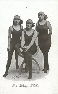 The Diving Belles music hall divers and aquatic acrobats