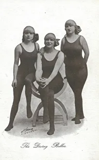The Diving Belles music hall divers and aquatic acrobats The Diving Belles music hall divers and aquatic acrobats