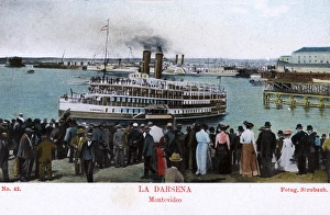 Montevideo Gallery: Docks at Montevideo, Uruguay, South America