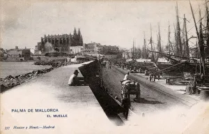 Docks at Palma de Majorca, Majorca, Spain Docks at Palma de Majorca, Majorca, Spain