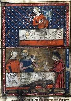 Doctrine Chretienne. Gothic. French school. Miniature. 13th Doctrine Chretienne. Gothic. French school. Miniature. 13th