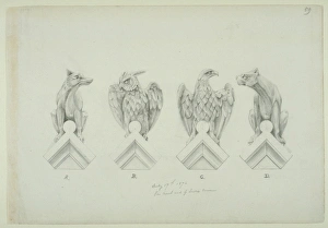 Dog, owl and eagle design Dog, owl and eagle design
