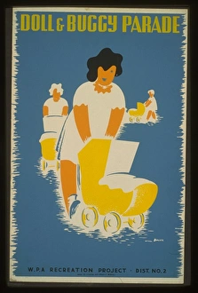 Doll & buggy parade - WPA recreation project, Dist. No. 2 Do Doll & buggy parade - WPA recreation project, Dist. No. 2 Do