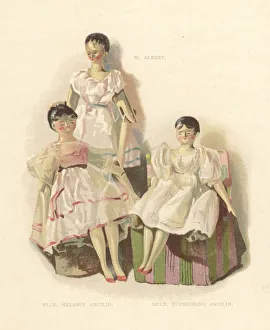 Dolls off ballet master Albert with dancers Melanie Dolls off ballet master Albert with dancers Melanie