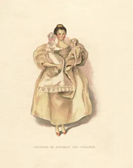 Dolls representing courtier Alice, Countess of Rothesay Dolls representing courtier Alice, Countess of Rothesay
