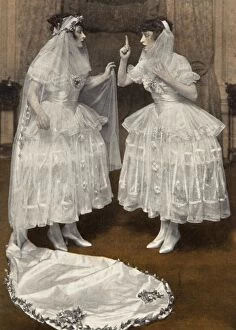 Lucile Gallery: The Dolly Sisters in bridal wear