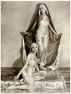 Actresses Gallery: The Dolly Sisters performing their Persian Dance 1921