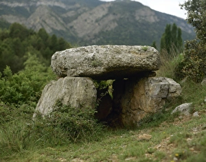 Dolmen of Moli of the Fava. Cabo Valley. Catalonia. Spain Dolmen of Moli of the Fava. Cabo Valley. Catalonia. Spain