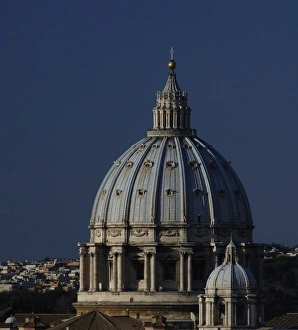Dome of the Basilica of St. Peter. 16th century. Vatican Cit Dome of the Basilica of St. Peter. 16th century. Vatican Cit