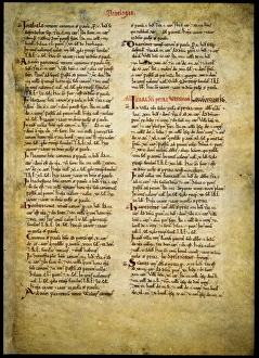 <b class=qtipBold><figcaption>The Domesday Book, Westminster</figcaption></b><br>The Domesday Book, a record of the resources and taxable values of the boroughs and manors of Westminster, extract from the Great Domesday Book Date: c. 1085<br><em>© National Archives</em> The Domesday Book, Westminster