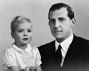Don Juan de Borbon with his son, later King Juan Carlos I
