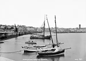 Donaghadee Harbour Panorama Print, circa early 1900s