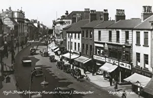 Doncaster - High Street (showing Mansion House) Doncaster - High Street (showing Mansion House)