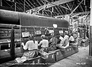 Donegal Carpet Hand-Loom Weaving at Killybegs Donegal Carpet Hand-Loom Weaving at Killybegs