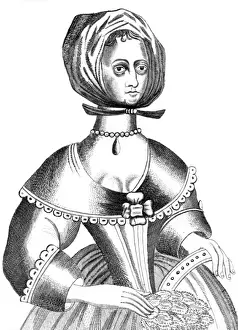 Prints of DOROTHY CROMWELL wife of Richard Cromwell, daughter-in-law of Oliver. Date: CIRCA 1658 Politic Prints: Dorothy Cromwell Print, Circa 1658