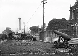 Double Bastion and Walkers Monument, Londonderry Double Bastion and Walkers Monument, Londonderry
